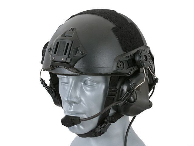 M32H Aktywne ochronniki słuch z mikrofonem na hełm - BK [EARMOR] (для страйкбола) M32H-BK фото