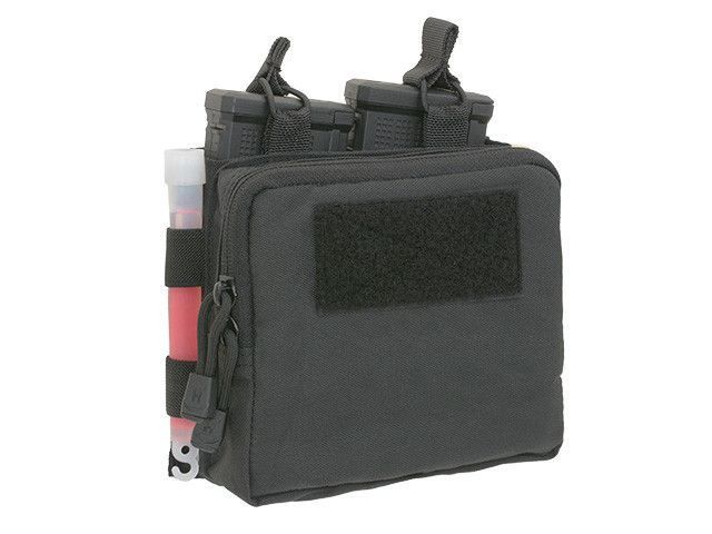 Подвійний подсумок винтовочный з кишенею - Black [8FIELDS] (для страйкболу) M51613154-BK фото