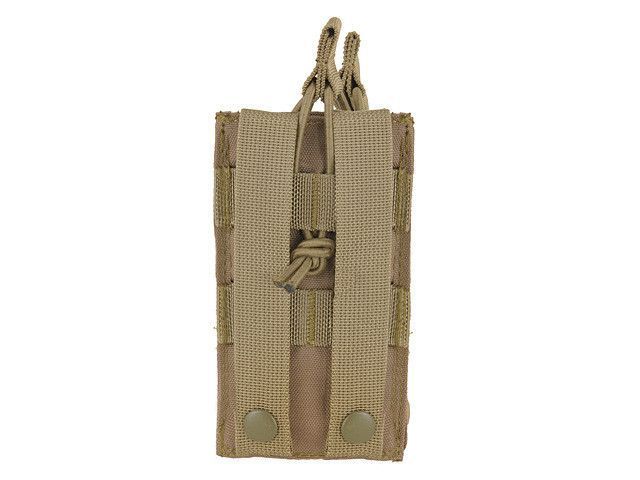 Одинарный подсумок на 2 магазина M4/M16/AR-15 - Coyote [8FIELDS] M51613092-TAN фото