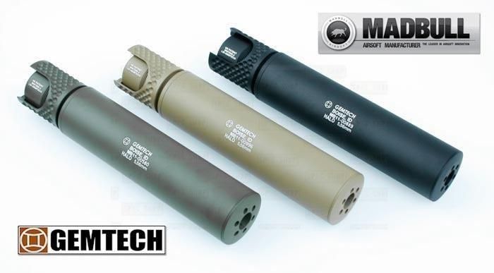 MadBull - Gemtech HALO Silencer 2011 Ver. - Green (для страйкболу) 4401 фото