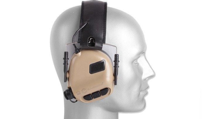Earmor - Hearing Protection Earmuff with AUX Input M31 Mod 3 - Coyote Tan 16767 фото