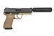 Страйкбольный аналог pistoletu TM45 Tactical z tłumikiem - Tan [Tokyo Marui] (для страйкболу) TMR-02-027574 фото 7