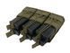 Тройной подсумок на 6 магазинов M4/M16/AR-15 - OLIVE [8FIELDS] M51613094-OD фото 2