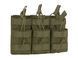 Тройной подсумок на 6 магазинов M4/M16/AR-15 - OLIVE [8FIELDS] M51613094-OD фото 4