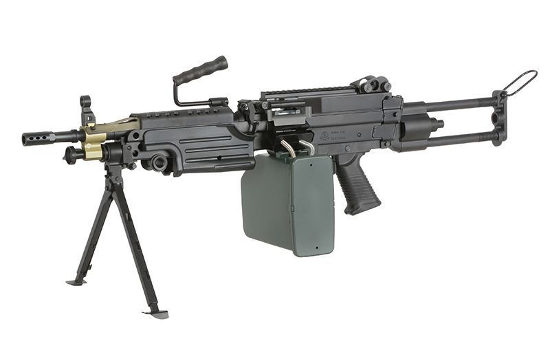 Пулемёт FN M249 PARATROOPER LMG - Black [A&K] (для страйкбола) 249-PARA фото