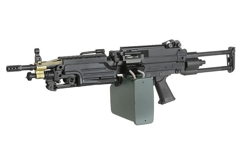 Пулемёт FN M249 PARATROOPER LMG - Black [A&K] (для страйкбола) 249-PARA фото