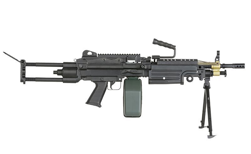 Пулемёт FN M249 PARATROOPER LMG - Black [A&K] (для страйкбола) 249-PARA фото