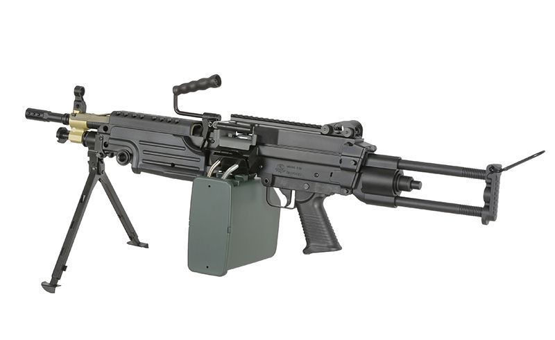 Пулемёт FN M249 PARATROOPER LMG - Black [A&K] (для страйкбола) 249-PARA фото