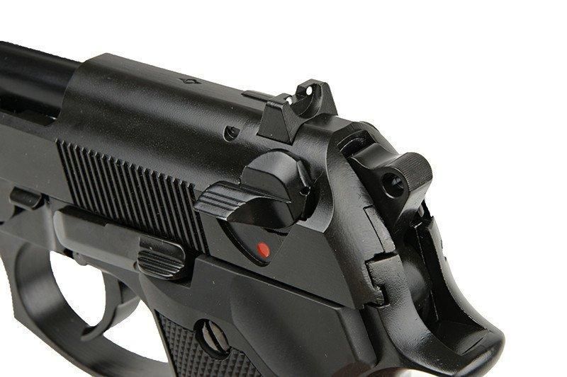 Страйкбольный пистолет M92 v.2 (LED Box) - black [WE] (для страйкбола) WET-02-006751 фото