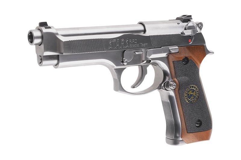 Страйкбольный пістолет Samurai Edge Standard V. 2 M9 Full Auto - silver [WE] (для страйкболу) WET-02-017095 фото