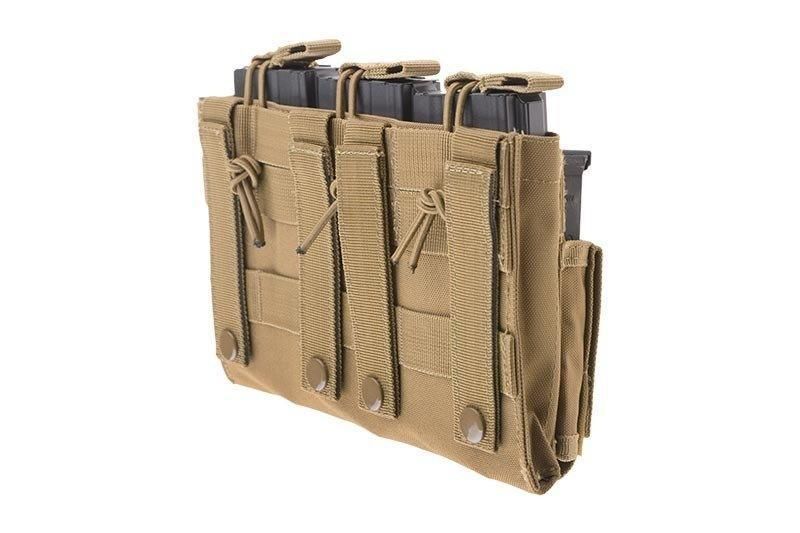 Тройной подсумок для магазинов - tan [GFC Tactical] (для страйкбола) GFT-19-018852 фото