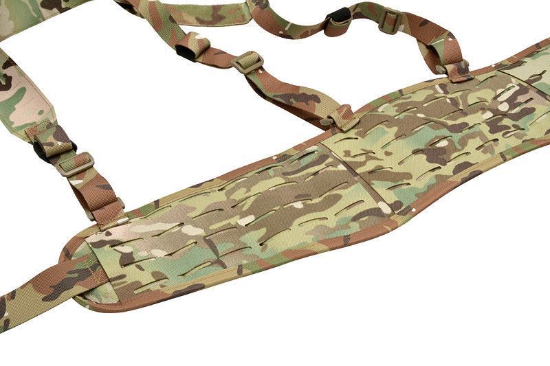 Патрульний тактичний пояс із підтяжками MOLLE, Laser Cut - Multicam [8FIELDS] (для страйкболу) M51617029-CP фото