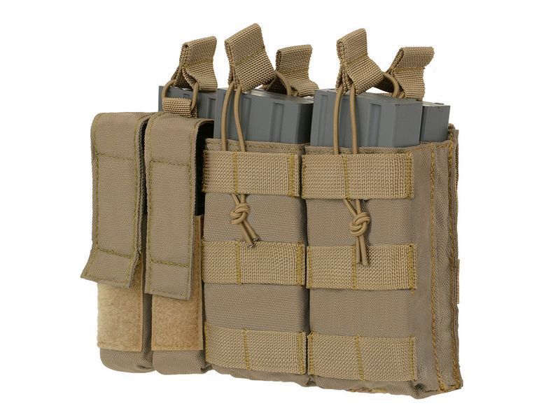 Potr&oacute;jna ładownica karabinowo-pistoletowa 5,56/9mm (5 plus 2) - Coyote [8FIELDS] (для страйкболу) M51613140-TAN фото