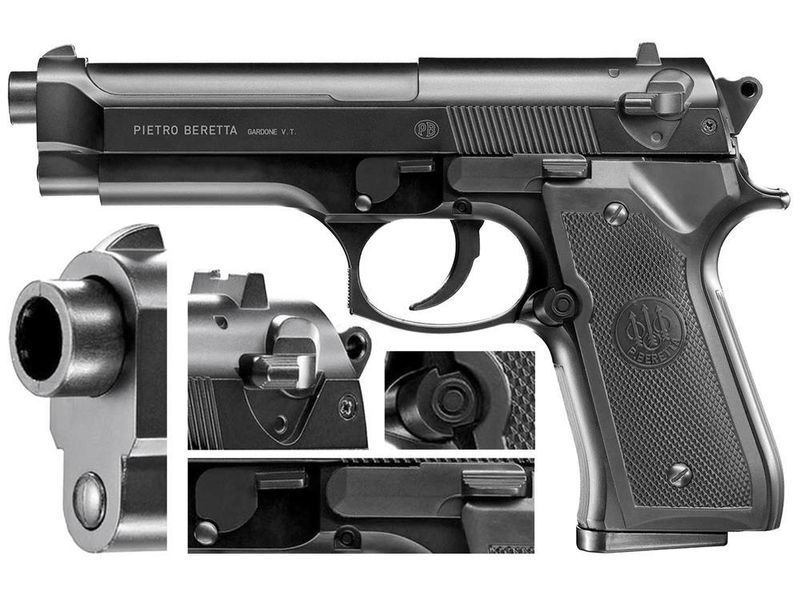 Umarex &mdash; ASG Beretta M92 FS Pistol &mdash; Spring &mdash; 2.5161 (для страйкболу) 2.5161 фото
