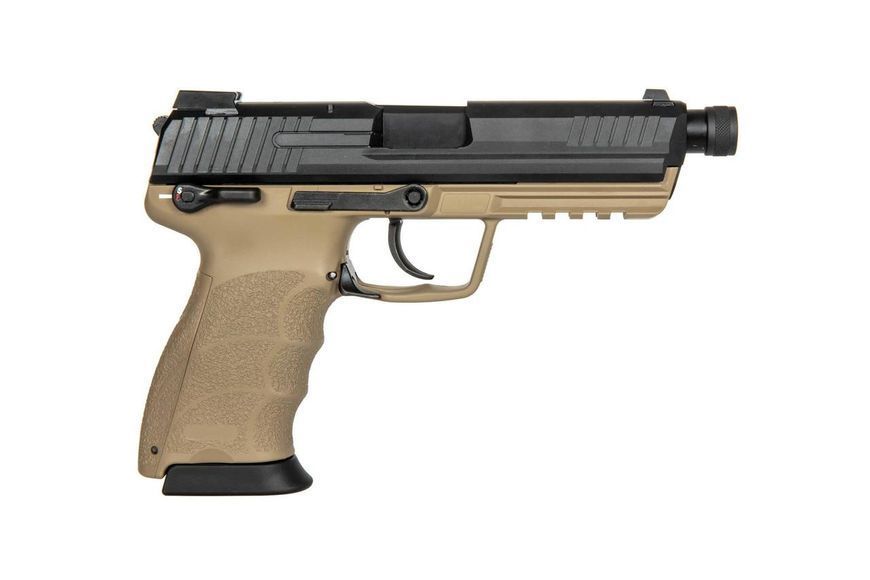 Страйкбольный аналог pistoletu TM45 Tactical z tłumikiem - Tan [Tokyo Marui] (для страйкболу) TMR-02-027574 фото