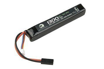 Аккумулятор LiPo 1300mAh 11.1V 20C - stick [Nuprol] (для страйкбола) WEE-06-007527 фото