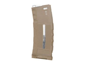 Polimerowy magazynek Hi-Cap na 380 kulek do serii AR-15/M4 - Dark Earth [BattleAxe] (для страйкболу) FBP2321 фото