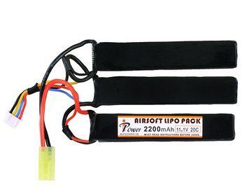 Аккумулятор Li-Po 2200mAh 11,1V 20C [IPower] (для страйкбола) IP-LIPO-010 фото