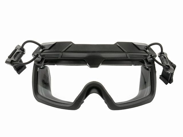 Gogle przezroczyste do hełmu/kasku FAST - Black [FMA] (для страйкболу) TB1333-BK-W фото
