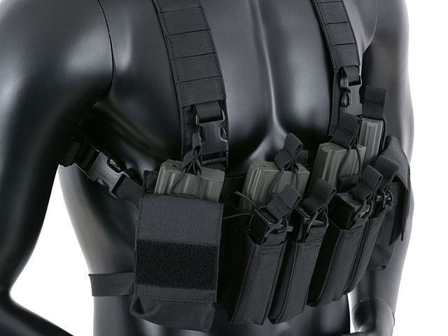 Компактный многозадачный Chest Rig - Black [8FIELDS] (для страйкбола) M51611038-BK фото