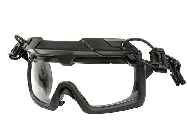 Gogle przezroczyste do hełmu/kasku FAST - Black [FMA] (для страйкболу) TB1333-BK-W фото