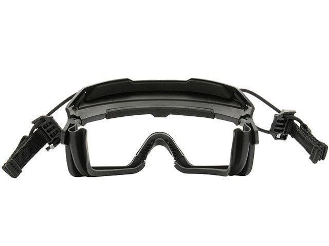 Gogle przezroczyste do hełmu/kasku FAST - Black [FMA] (для страйкболу) TB1333-BK-W фото