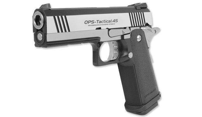 Tokyo Marui - Hi-Capa Custom Pistol airsoft - Dual Stainless - GBB (для страйкболу) 4489 фото
