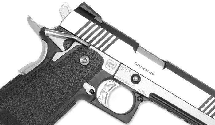 Tokyo Marui - Hi-Capa Custom Pistol airsoft - Dual Stainless - GBB (для страйкболу) 4489 фото