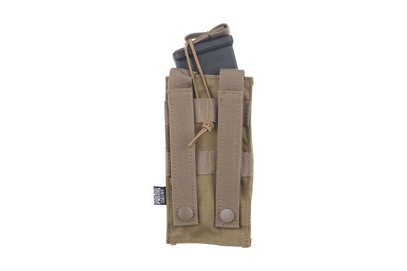 Одинарний подсумок OPEN для магазину AK - tan [Primal Gear] (для страйкболу) PRI-19-019432 фото