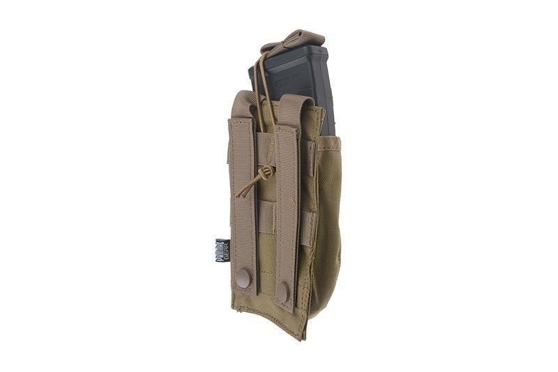 Одинарний подсумок OPEN для магазину AK - tan [Primal Gear] (для страйкболу) PRI-19-019432 фото