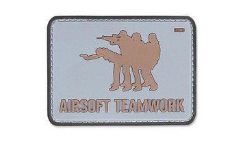 101 Inc. - 3D Patch - Airsoft Teamwork - Grey (для страйкбола) 15566 фото