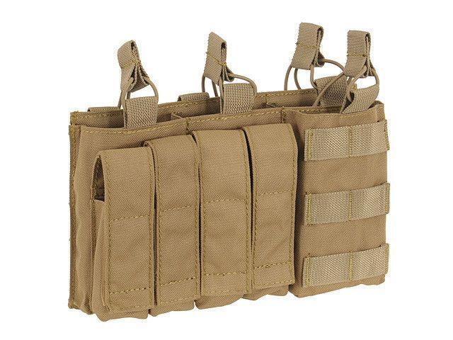 Потрійний подсумок пистолетно-винтовочный AK/9MM (4 PLUS 4)- COYOTE [8FIELDS] (для страйкболу) M51613138-TAN фото