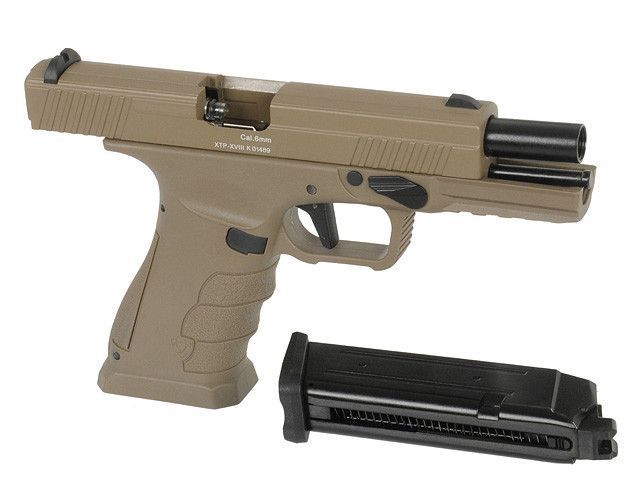 Страйкбольный green gas пистолет XTP Xtreme Training Pistol - Desert [APS] ACP610-S1 фото