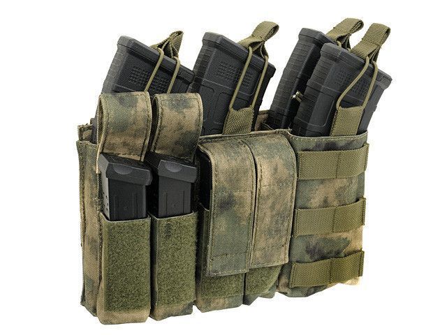 Потрійний подсумок пистолетно-винтовочный AK/9MM (4 PLUS 4)- COYOTE [8FIELDS] (для страйкболу) M51613138-TAN фото