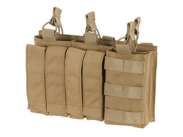 Потрійний подсумок пистолетно-винтовочный AK/9MM (4 PLUS 4)- COYOTE [8FIELDS] (для страйкболу) M51613138-TAN фото