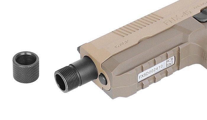 Cybergun - FNX-45 Tactical Pistol airsoft - GBB - Black - 200508 (для страйкбола) 14294 фото