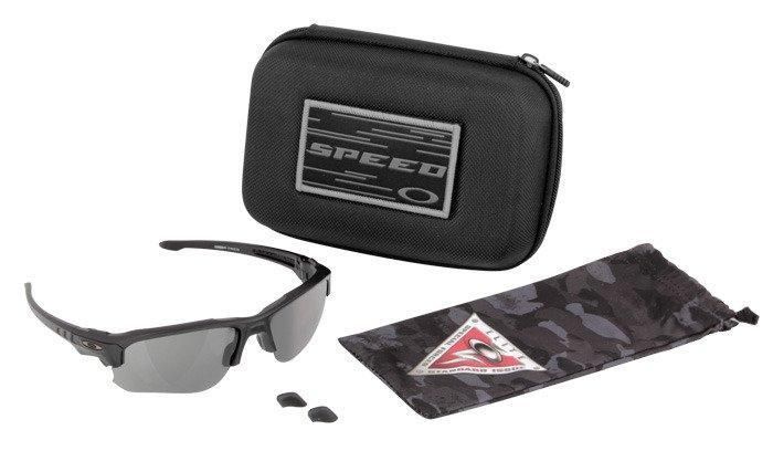 Oakley - SI Speed Jacket Matte Black Sunglasses - Grey - OO9228-01 (для страйкбола) 18566 фото