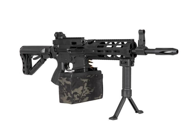 Пулемёт CM16 LMG Stealth - Black [G&G] (для страйкбола) GIG-01-027434 фото