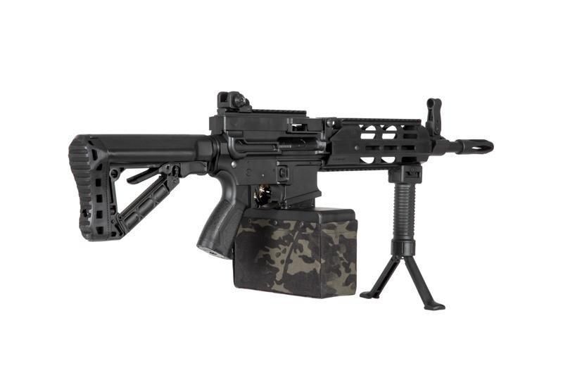 Пулемёт CM16 LMG Stealth - Black [G&G] (для страйкбола) GIG-01-027434 фото