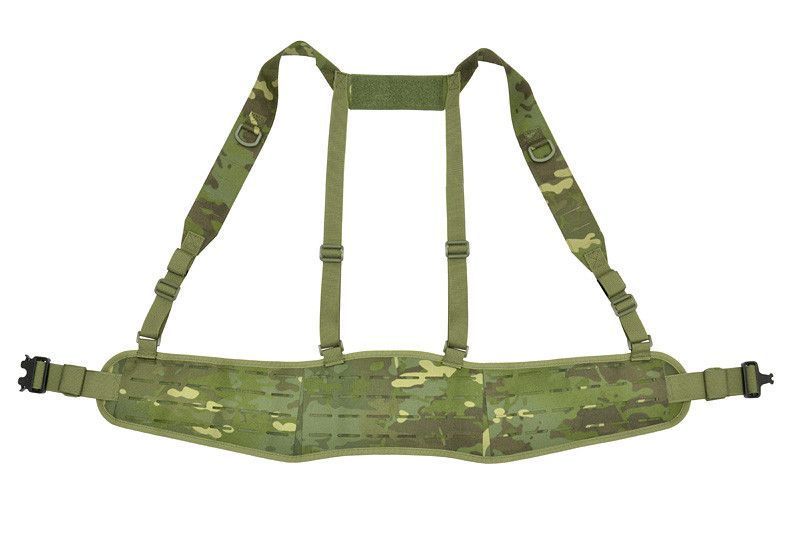 Патрульний тактичний пояс із підтяжками MOLLE, Laser Cut - Multicam Tropic [8FIELDS] (для страйкболу) M51617029-MT фото