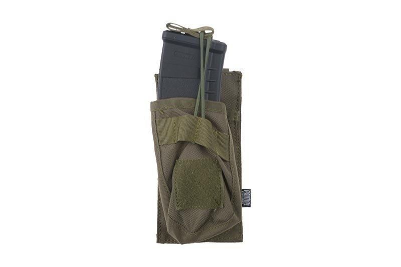 Одинарный подсумок OPEN для магазина AK - olive [Primal Gear] (для страйкбола) PRI-19-019431 фото