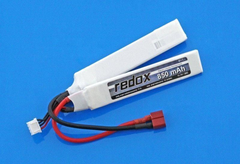Akumulator Redox LiPo 850 mAh 11,1V 20C (rozdzielony) [Redox] (для страйкбола) RDX-06-003511 фото