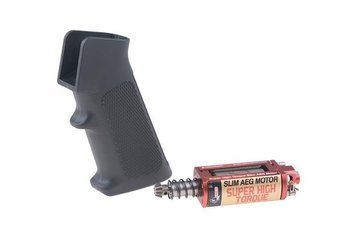 Комплект мотор і пістолетна рукоятка SHT SLIM do M4 / M16 - довгий [ARES] (для страйкболу) ARE-08-022051 фото