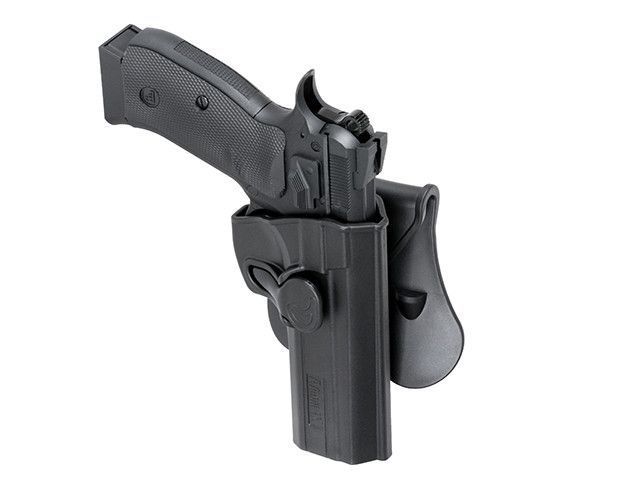 Кобура страйкбольная для CZ 75 SP-01 - Black [Amomax] (для страйкбола) AM-75P01S фото