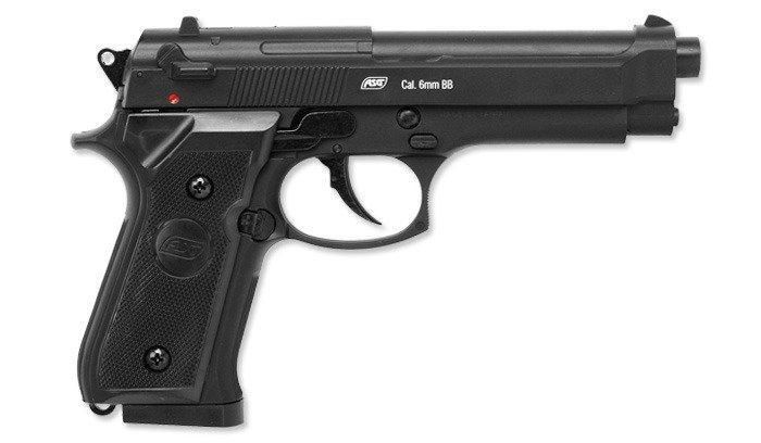 Страйкбольний спринговий пістолет BERETTA M92 - 14760 [ASG ] (для страйкболу) 14760 фото