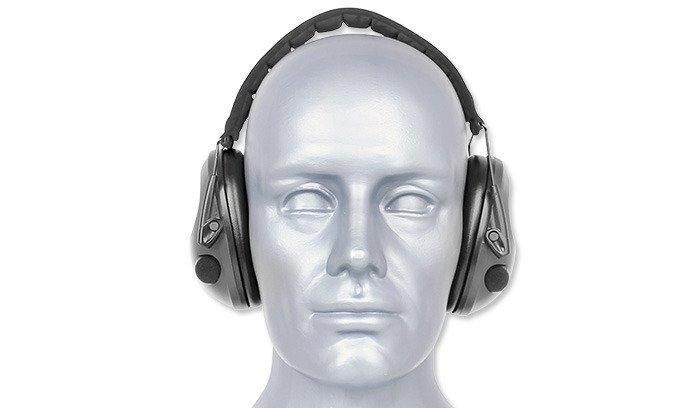 Mil-Tec Plus - Electronic Ear Defenders - Black - 16243002 (для страйкбола) 10610 фото