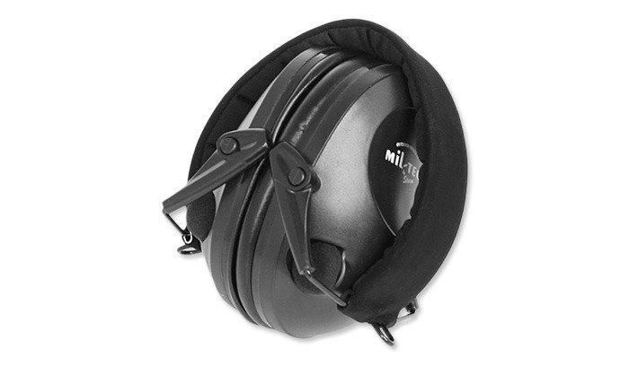 Mil-Tec Plus - Electronic Ear Defenders - Black - 16243002 (для страйкбола) 10610 фото