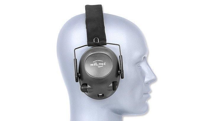 Mil-Tec Plus - Electronic Ear Defenders - Black - 16243002 (для страйкбола) 10610 фото