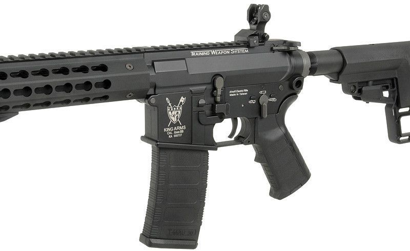 M4 TWS KeyMod CQB - Black [King Arms] (для страйкбола) KA-AG-198-BK фото