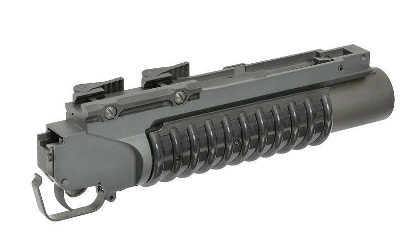 Модель американского гранатомета M203 Short QD RIS 40m [A&K] (для страйкбола) LDP-05 фото
